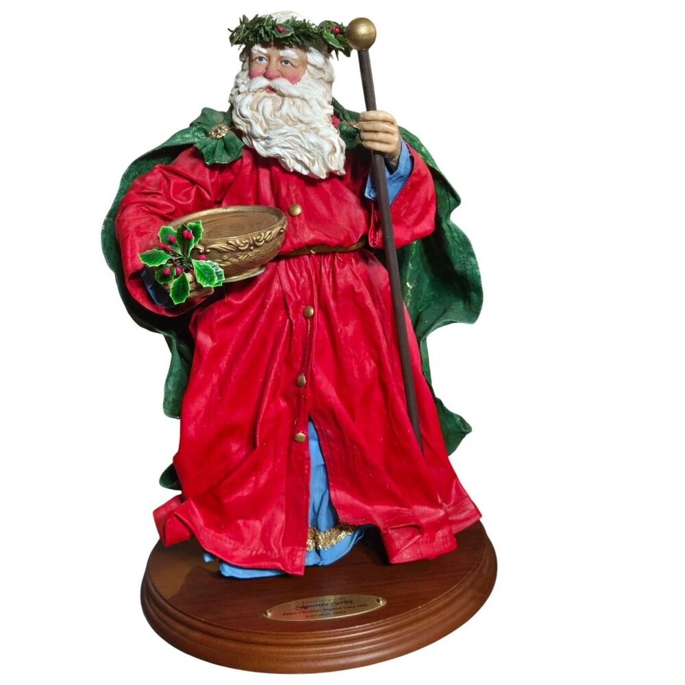 Clothtique Father Christmas England 1890 Figurine Signature Series 1995 Holiday